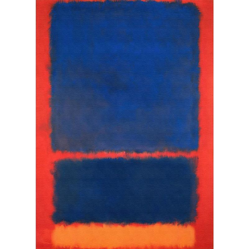 Mostra del Museo Mark Rothko Poster di Arte Astratta Moderna Pittura su Tela Stampe da Parete Immagine per Soggiorno Decorazione Domestica