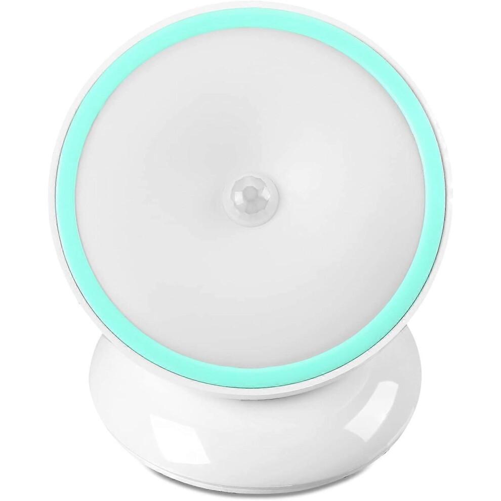 Motion Sensor Night Light Small Cordless LED Puck Light with Rotating Base Magnetic Battery Operated Cruise Night Light Portable Cruise Ship Essential