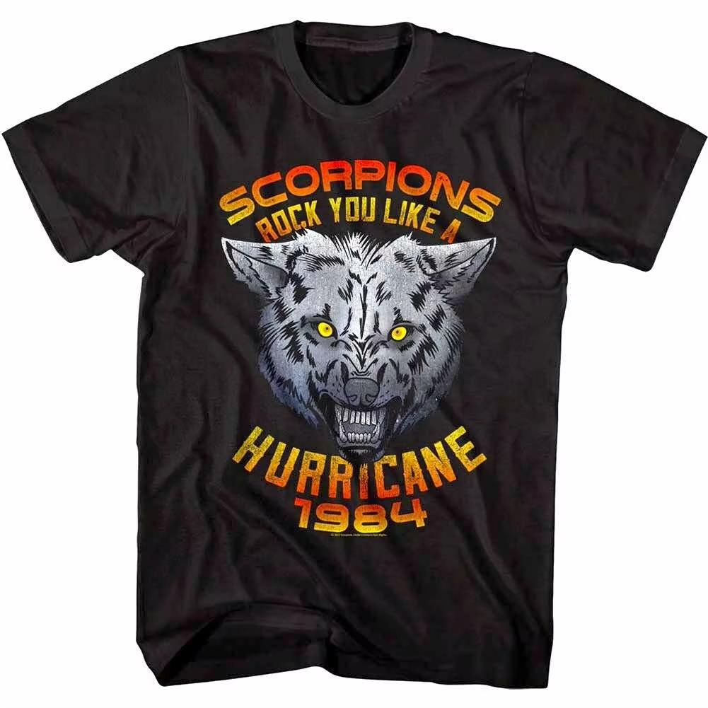 2025 The Scorpions1984 Hip Hop Móda Bavlněná Trička Grafická Unisex Muži Ženy Krátký Rukáv Letní Kulatý Výstřih Tričko
