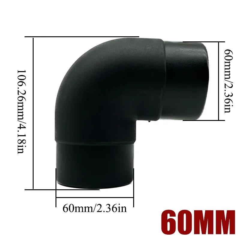 6X 42/60/75/90mm Plastic L-Shaped Air Pipe Elbow Outlet Connector For Webasto Eberspaecher Diesel Parking Car Heater Accessories