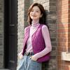 Womens Padded Vest Lightweight Warm Sleeveless Coat Short Outerwear Winter