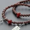 Buddhist altar shop Takita Shoten Prayer Beads Jodo Sect Authentic Rosary Beads Rosewood Agate Made Jodo Pure Silk Hanabon Tenbo Kyoto Prayer Main