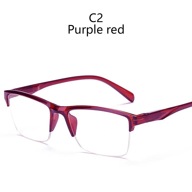 

Ultralight Square Shape Half Framed Reading Eyeglasses Presbyopic Eyeglasses Men for Women +0.25 0.5 0.75 1 1.25 1.5 1.75 2 2.25 2.5 2.75 3 3.25 2