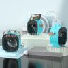 Portable USB Desk Fan With Mist Cooling Humidification 3-Speed Quiet Mini Air Cooler Rechargeable Battery Home Office
