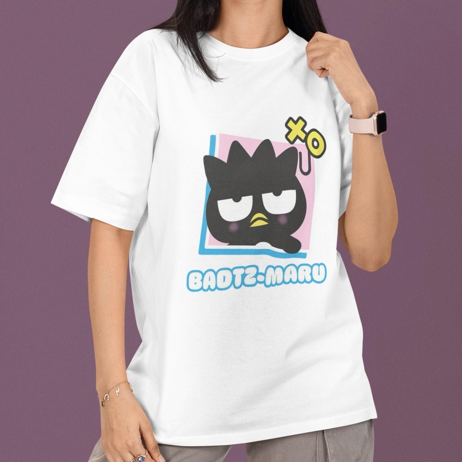 Badtz-Maru Sanrio T-Shirt Cute Kawaii Anime Graphic Tee Unisex Casual Streetwear XL