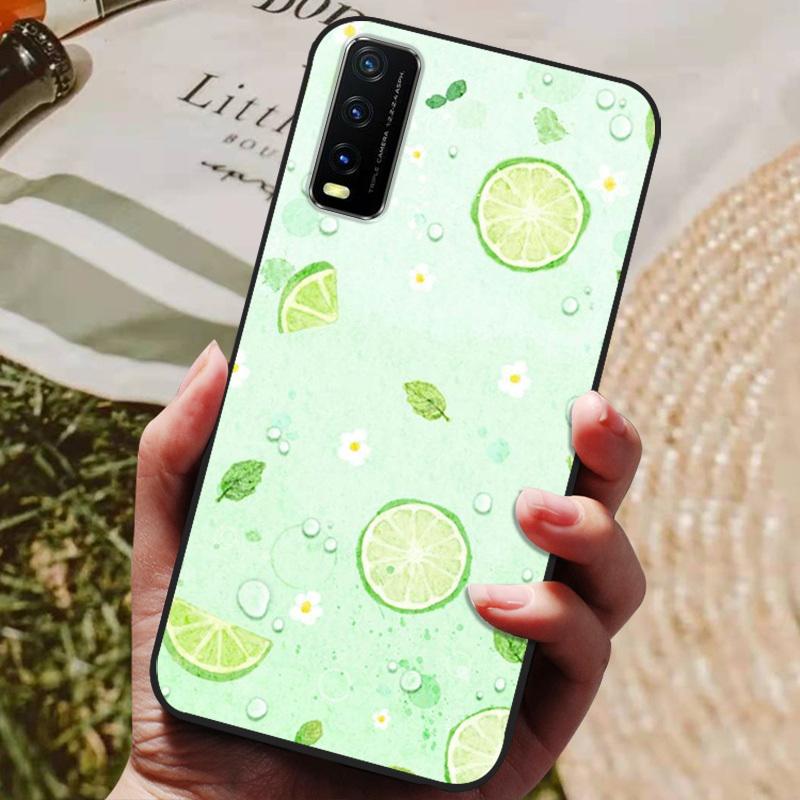 For Vivo Y11S Case Silicone Soft TPU Phone Cover For Vivo Y12s V2027 Case Cartoon Case Protective Bumper For Vivo V2032 Y11s