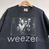 Reprint Weezer Shirt 90s Black Short Sleeve Unisex T Shirt Classic NH14013 Unisex T-Shirt
