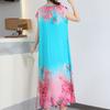 Elegant Summer Loose Dress Woman Clothing Casual Loose Plus Size Long Dresses