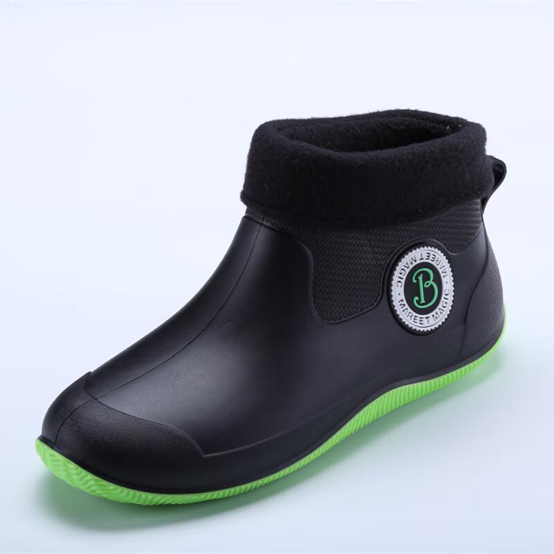 Longzhan Men s Fashion Low-Cut Rain Boots