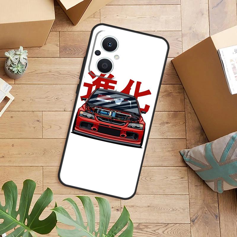 Sports Car JDM Drift Phone Case For OPPO Reno 14 13 11 12 F 10 Pro 8T 7 8 Lite OPPO Find X9 X8 X5 Pro Back Cover
