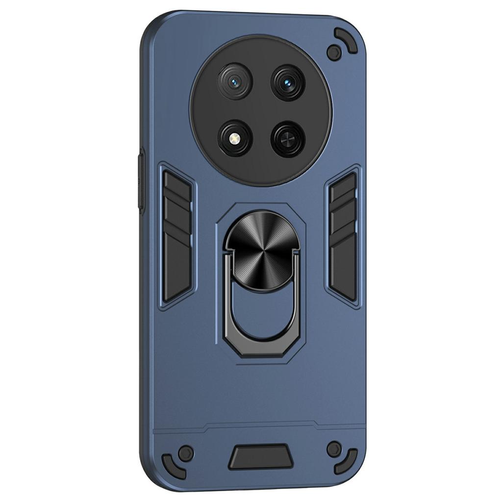 For Honor X9c 5G Case PC+TPU Drop Defend Phone Cover with Ring Kickstand