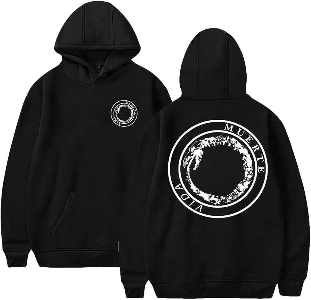 

Canserbero Vida Muerte Hoodie Fashion Hooded Sweater Casual Unisex Clothing