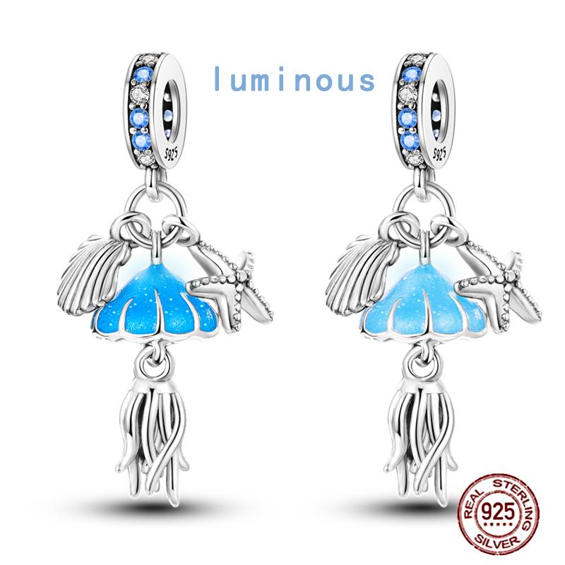 Charms  925 Sterling Copper Love Heart Sunflower Family Puppy Clip Charm Fit Bracelets Original Beads Women Souvenir DIY Zircon