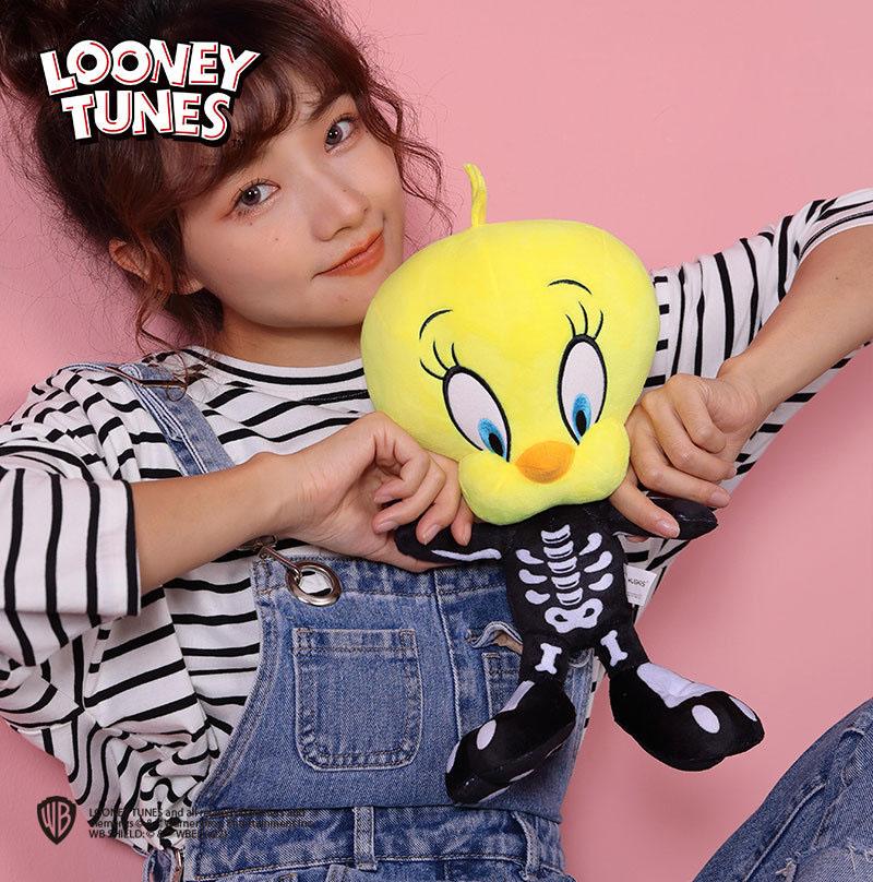 Halloween Gift Skeleton Tweety Plush Looney Tunes Daffy Stuffed Animal Doll Toy Plushie Gift Set For Kids