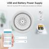 Tuya Wifi Intelligent Siren Sensor Audible and Visual Alarm 90dB Loud Alarm APP Remote Control Home Safety System