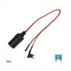 1Pcs Connector Adapter Cable Fuse Medium Mini Micro 32V Metal Car Cigarette Lighter Charger Cable Female Socket Plug