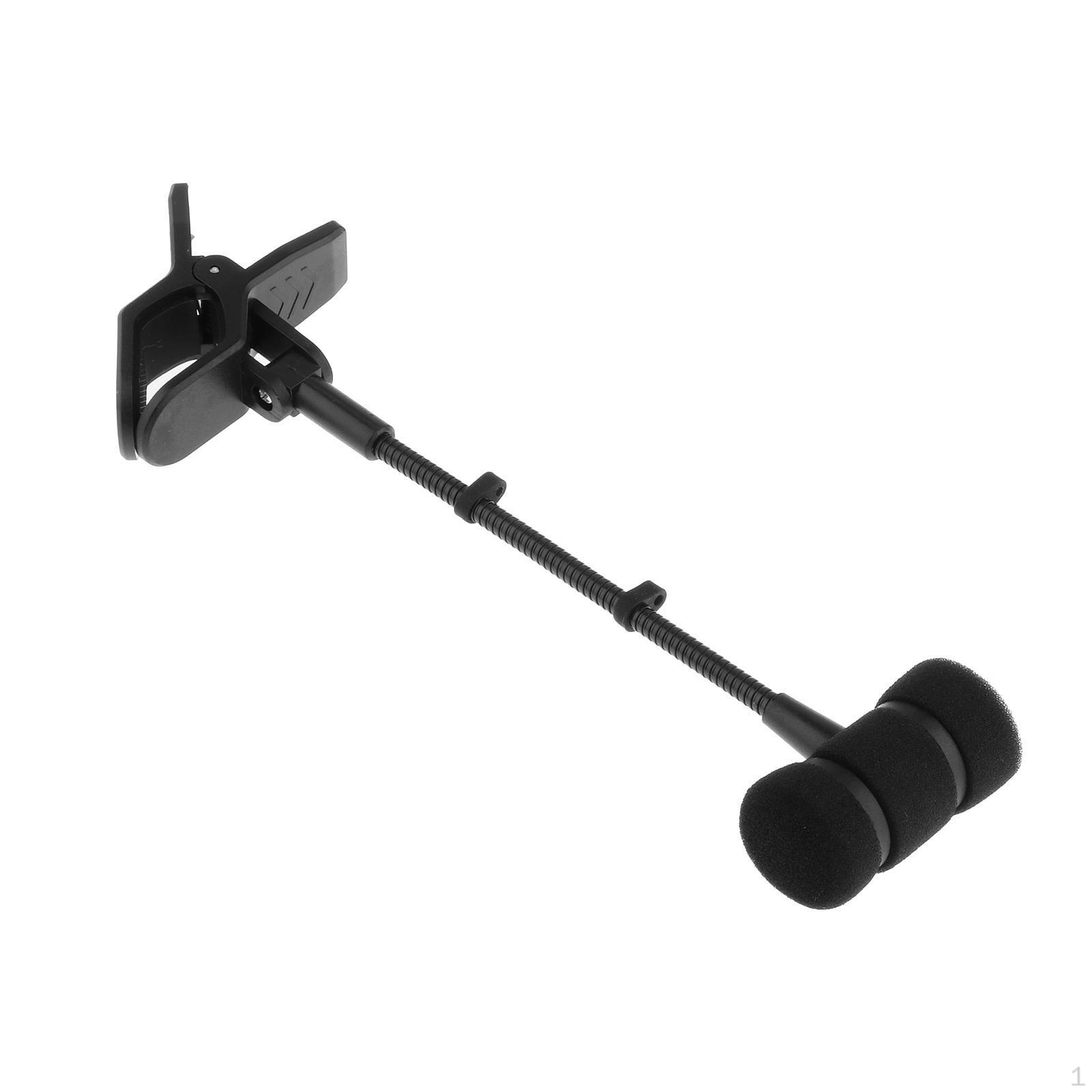 

Gooseneck Clip for Microphone with Support Clarinet And Oboe clip for Erhu