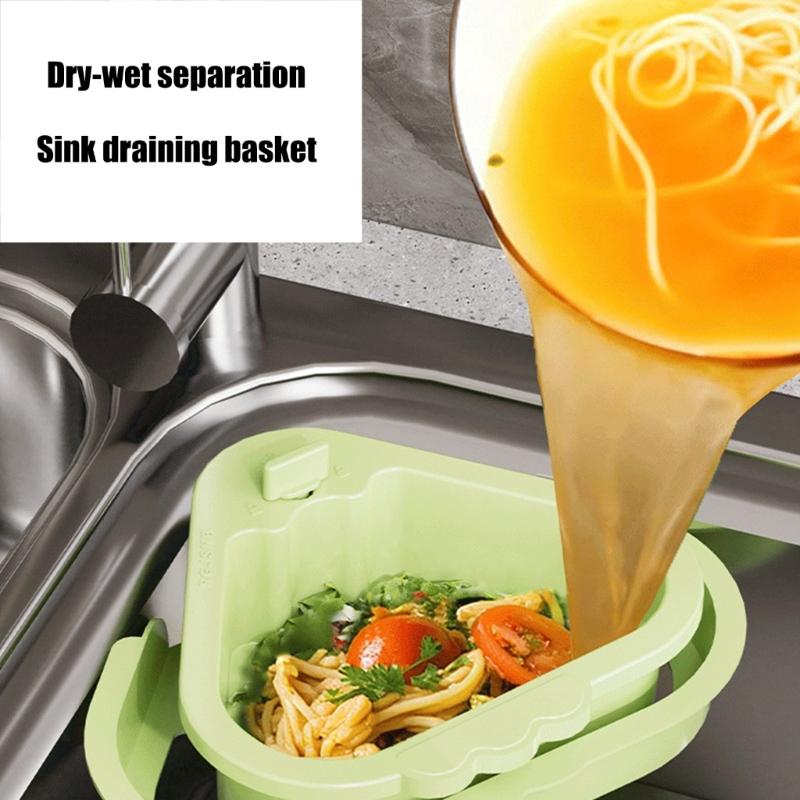 Durable Plastic Corners Strainer With Double Compartment Design For Efficient Sink Filtration And Storage