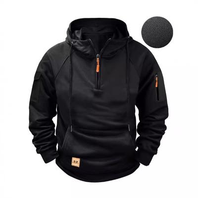 Spring Autumn Men's Hoodie Zipper Multi Pocket Hoodie Sports Leisure Sweatshirt Hoodies & Sweatshirts Men’s