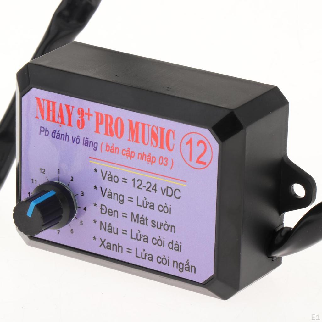 12V Car Van Electric Horn Controller Set Control Box Vehicles Accessories Durable Replace Parts