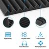 A20F-24PCS Sound Absorber Acoustic Foam Sound Insulation Wall Sound Insulation For Podcasts Reduce Noise (30 X 30 X 2.5 Cm)