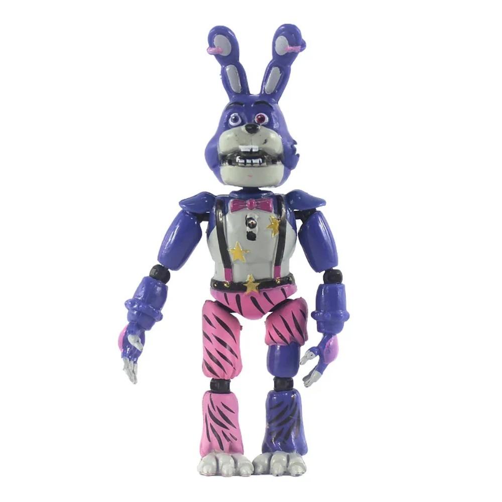 9 Stück/Set FNAF Figuren Sundrop Bewegliche Gelenke Niedlicher Bonnie Bär Foxy Actionfigur Modell Spielzeug für Kinder Geburtstagsgeschenke