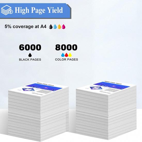Compatible for HP 31 32XL Ink Bottle Set Compatible with HP Smart Tank 7301 7001 5000 5101 5103 6001 7602 Plus 651 551 455 457 450 All-in-One Printer