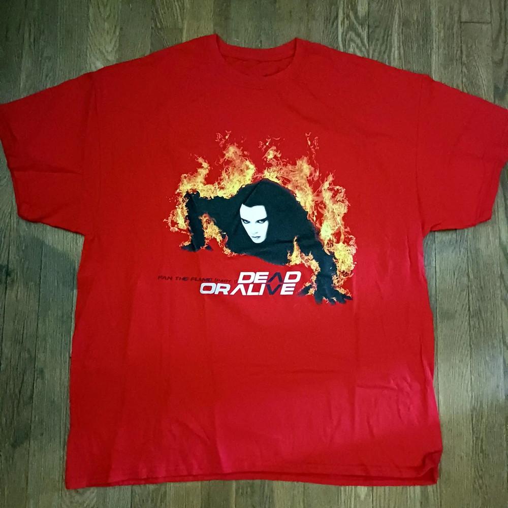 Vtg Dead or Alive Band Heavy Cotton Red Unisex All Size Shirt BL681 Unisex T-Shirt XXL