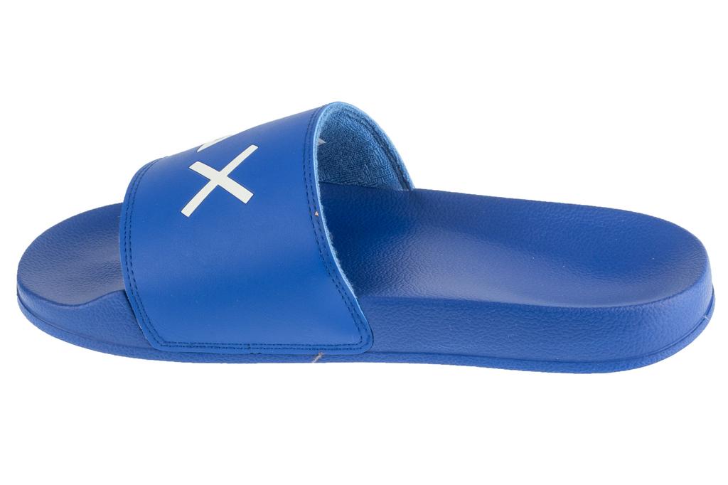 SUN68 Slippers Logo, Mens blue Slides