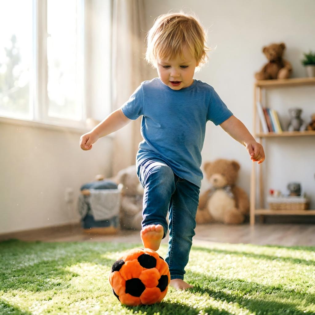 7Cm Soft Plush Soccer Ball Toy For Kids And Pets Colorful Stuffed Football Fluffy Interactive Toy For Indoor Games Pet Chewing