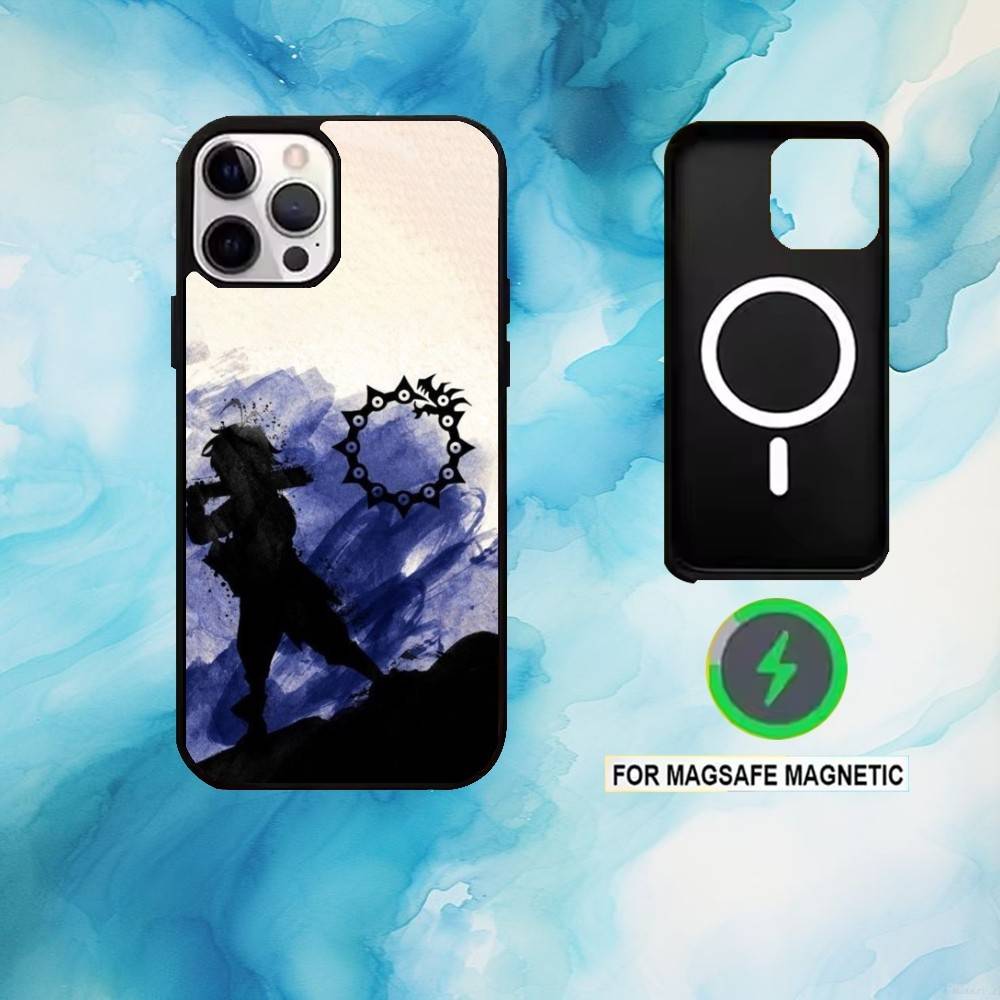 Seven D-Deadly Sins Meliodas Phone Case For iPhone17,16,15,14,13,12,11 Plus,Pro Max Magnetic For Magsafe Wireless Charging