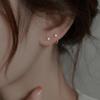 Exquisite, Small And Simple Diamond Stud Earrings For Women'S Niche Daily Versatile Commuter Earrings Earrings