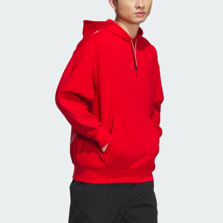 adidas Future Style Hoodie Sweatshirt Unisex Light Scarlet IM9036