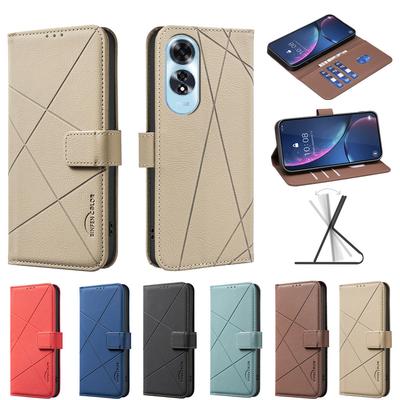 Brieftasche mit Kartenfach Ständer Magnetisch für OPPO A60 4G A59 5G A79 5G A98 5G A38 4G A18 4G A58 4G A78 5G A78 4G A96 5G Hülle