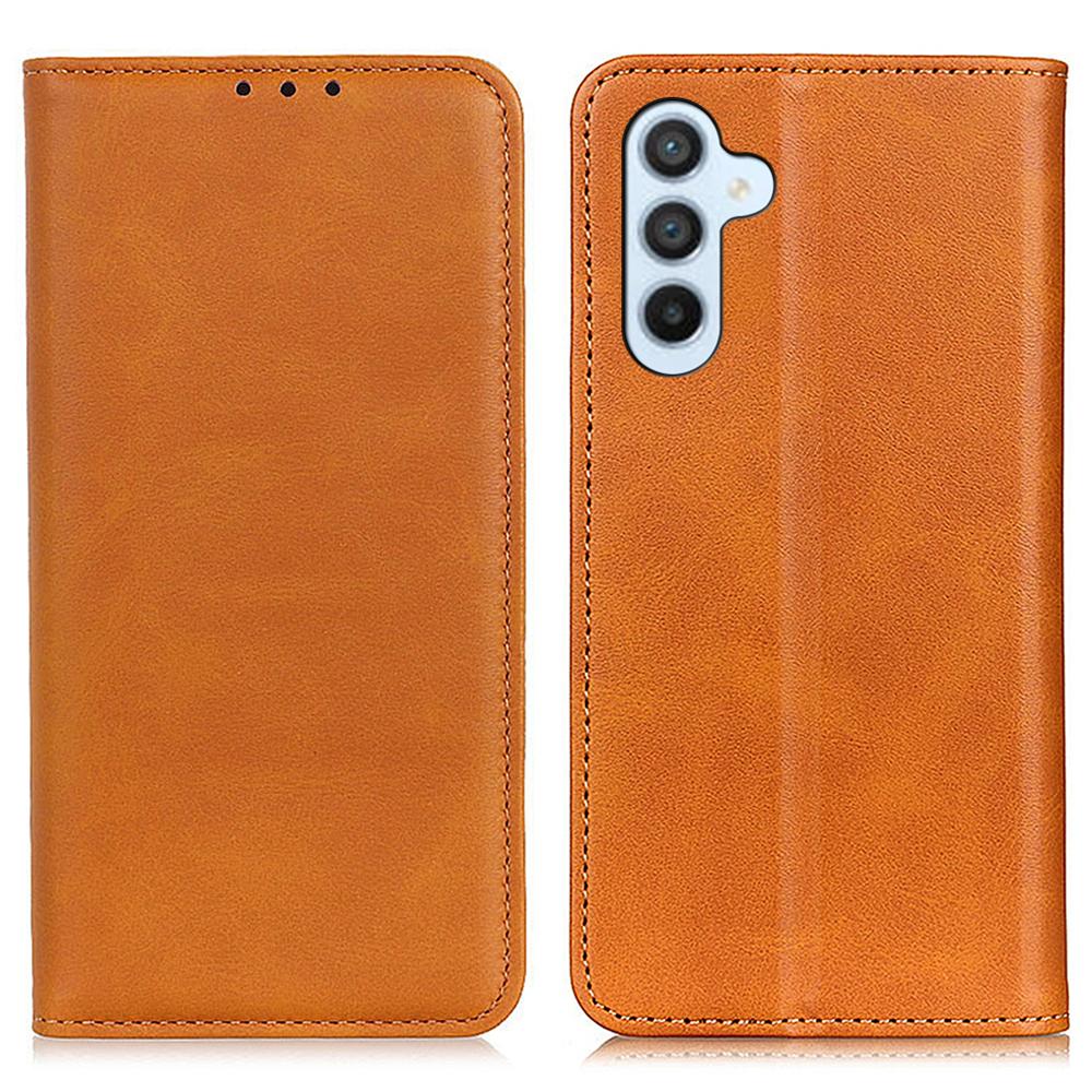 For Samsung Galaxy A57 5G Case Cowhide Texture Split Leather Flip Wallet Phone Cover