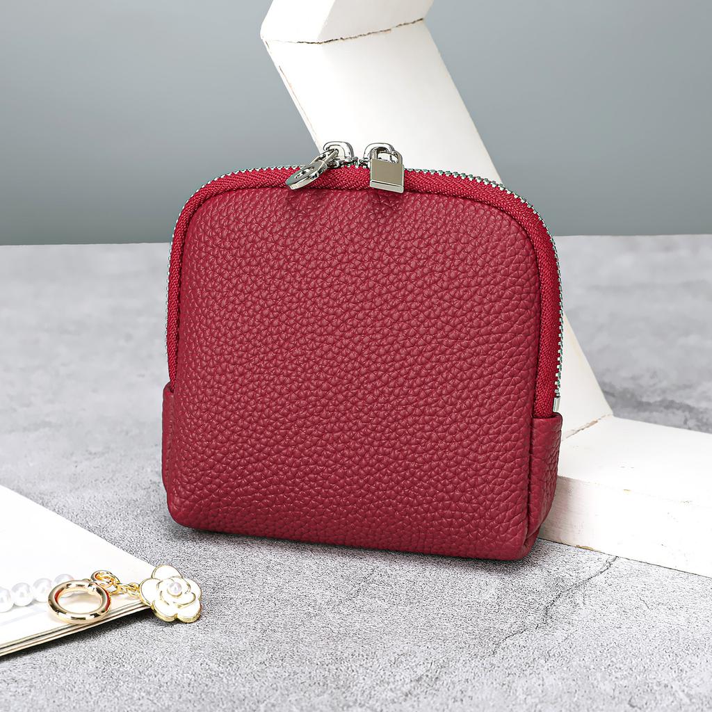 Leather Storage Bag for Organizing Simple Rings, Bracelets and Multi-functional Wallet