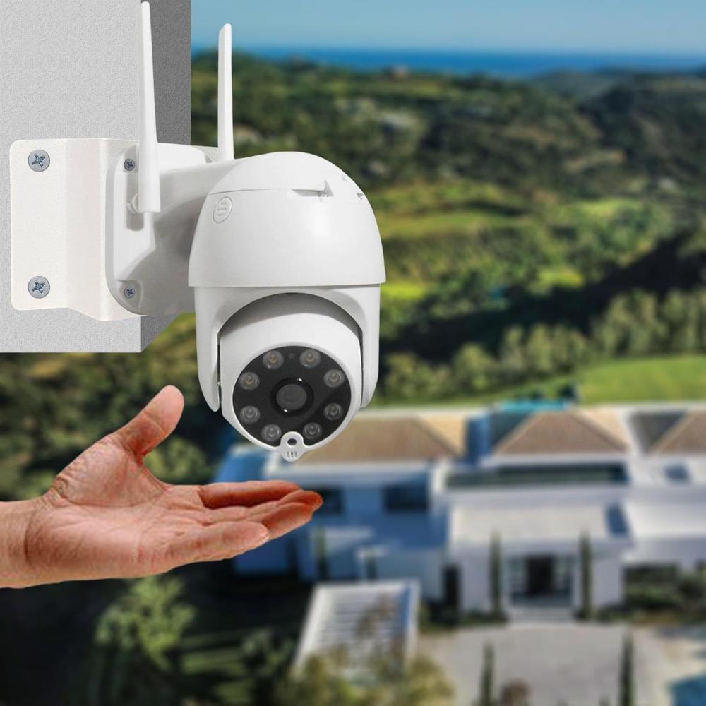 White Corner Mounting Bracket Pole Mount Holder  For CCTV LED Lamp Solar Panels Cameras