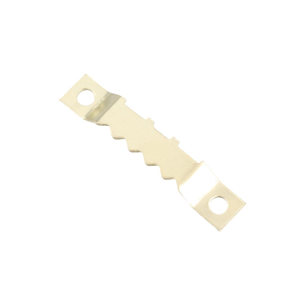100Pcs Sawtooth Picture Hangers Double Hole with Screws Frame Hanging Hardware Save Space