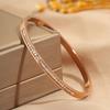 Exquisite Titanium Steel Starry Sky Bracelet with Inlaid Diamonds - Elegant and Luxurious European-American Design