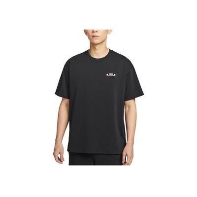 LeBron James Loose Casual Short Sleeve T-Shirt Men Tops Black HJ3413010