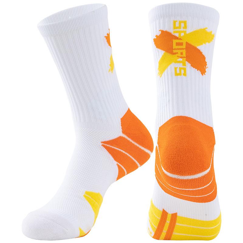 Basketball Sock Towel Bottom High-cuff Breathable Sports Elite Men Mid-calf High-top Long Shoe