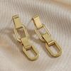 Retro Multi-Layer Alloy Round Dangle Earrings for Women - Trendy Party Jewelry