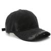 Men's washed solid-color baseball cap, suitable for outdoor activities, women's travel cap, sun-protective and shading cap