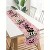 Pink Halloween Table Runner Living Room Table Decoration