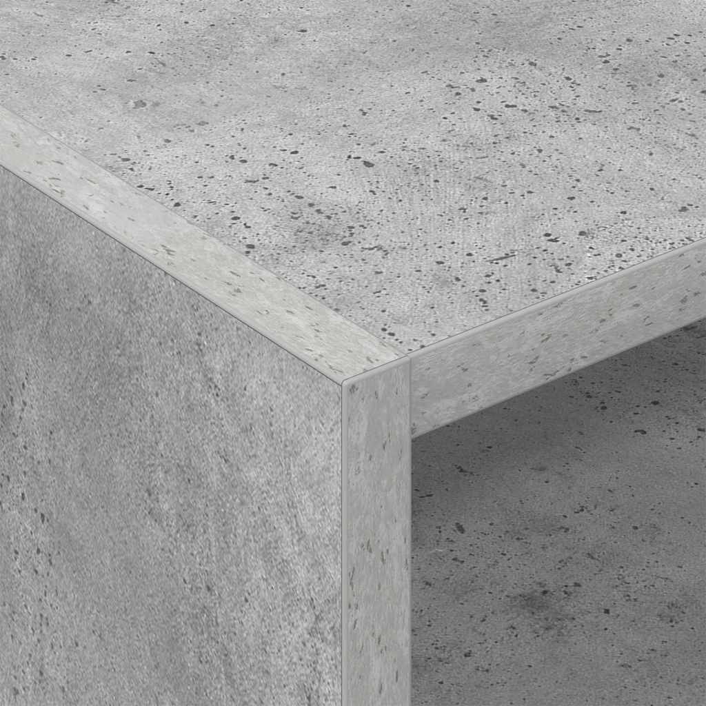 Vinyl Record Cabinet Concrete Grey 78.5 x 35 x 45 cm Particleboard