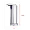Silver Automatic Liquid Soap Dispenser Hands-Free 250ml Adjustable Stainless Steel Sensor Soap Dispenser Pump Touchless