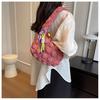 Ielgy Pleated Cloud Bag Trendy Bubble Dumpling Bag Quilted One-Shoulder Fashion Casual Underarm Bag