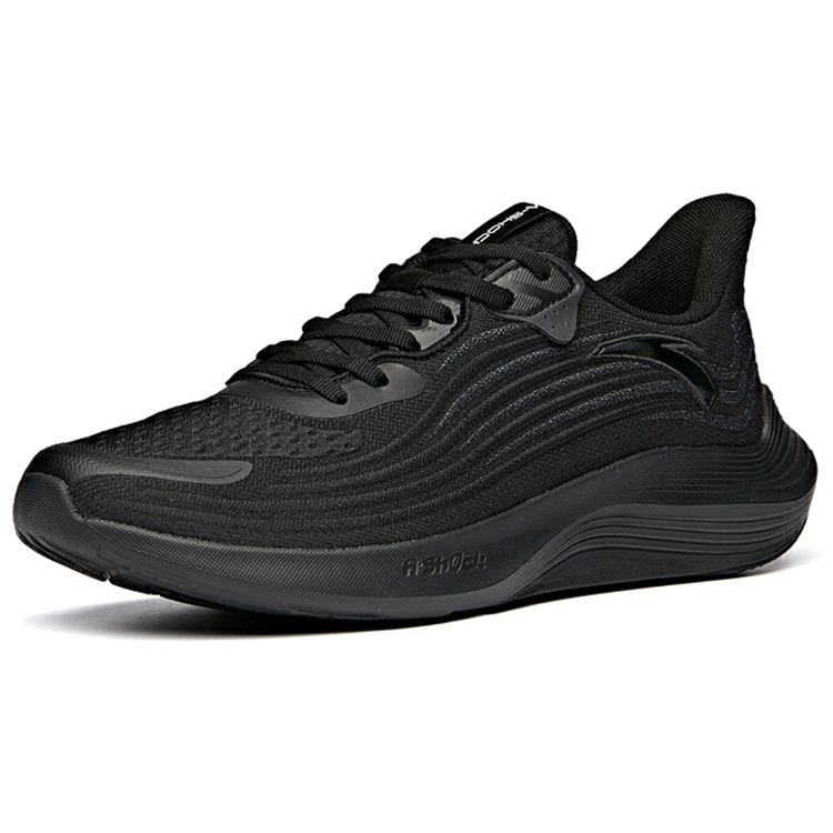 Anta Poison Sting 1 Comfortable Daily Shock Absorption Non-Slip Wear-Resistant Lightweight Low-Top Running Shoes Men Running Shoes Black 112115520-1