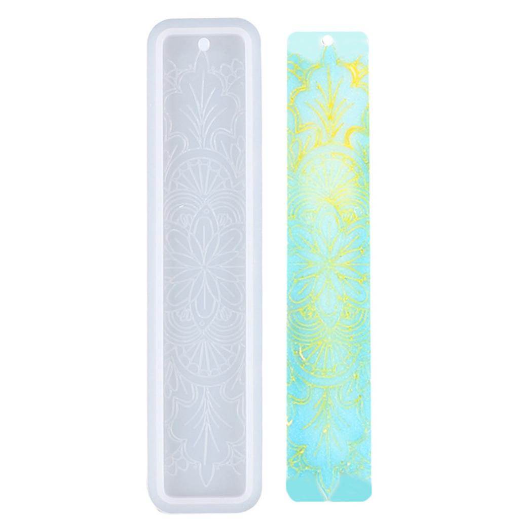 Mehrere Stile Lesezeichen Silikonform Gießen Handwerk Anhänger Harz Epoxid DIY Rechteck Lesezeichen Form für DIY-Fans