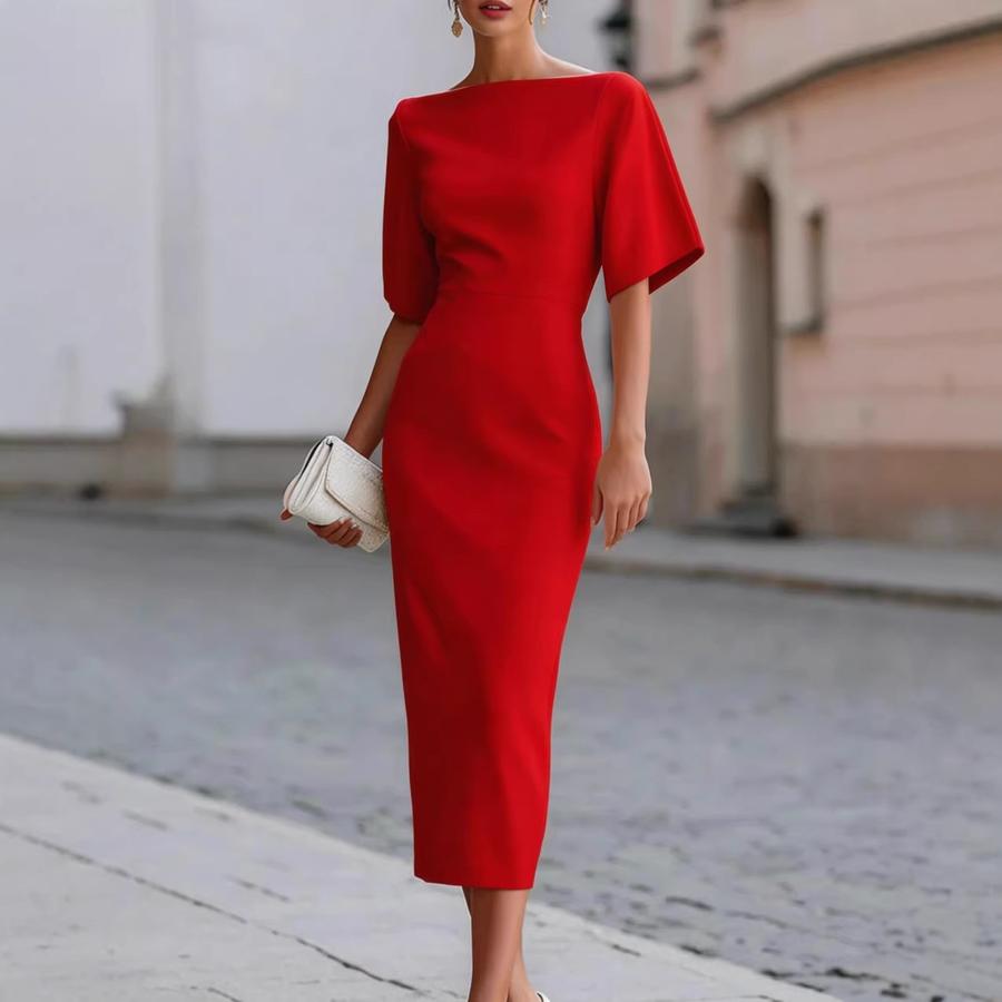 Rochie Midi/Maxi Elegantă și Subțietoare pentru Femei